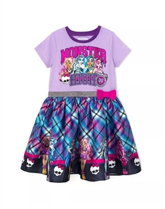 Платье для девочек Mattel, фиолетовый Monster high
