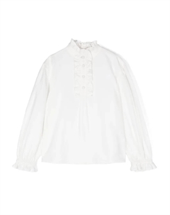 Рубашка с вышитым логотипом, белый Philosophy di lorenzo serafini kids