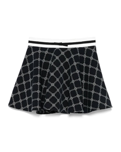 Юбка с логотипом, черный Elisabetta franchi la mia bambina