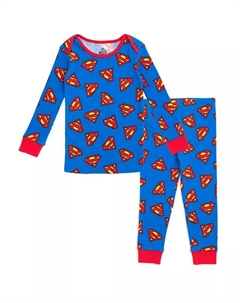 Пижамный комплект DC Comics (рубашка и брюки), синий Justice league