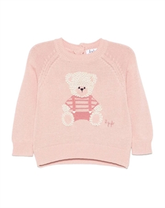 Свитер из органического хлопка, розовый Il gufo