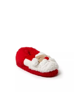 Детские тапочки Emery Critter с закрытой спинкой и животным принтом, красный Dearfoams