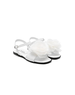 Сандалии с цветочной аппликацией, белый Montelpare tradition