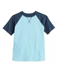 Футболка с рукавами реглан для мальчиков 4–12 лет, цвет harbor sky Jumping beans