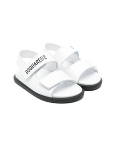 Кожаные сандалии, белый Dsquared2 kids