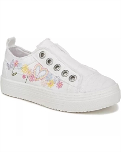 Туфли-слипоны для девочек из твила, белый Blowfish malibu