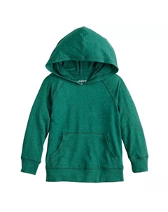 Детская толстовка с капюшоном Performance, цвет brazilian teal Jumping beans