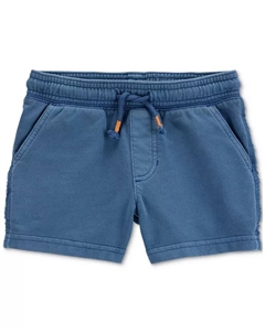 Шорты для мальчиков Toddler Boys из хлопкового велюра Rec Shorts, синий Carter`s