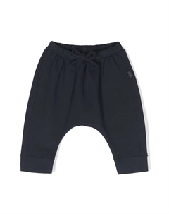 Спортивные брюки с кулиской и логотипом, синий Teddy & minou