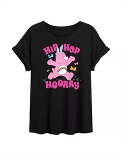 Детская оверсайз футболка Care Bears Hip Hop Hooray, черный Licensed character