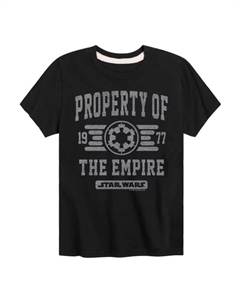 Футболка с принтом "Собственность империи" для мальчиков 8-20 лет, черный Star wars