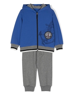 Спортивный костюм с нашивкой, синий Lapin house