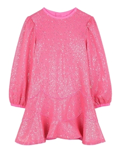 Платье с пайетками, розовый Billieblush