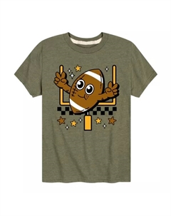 Футболка для мальчиков 8-20 лет с принтом футбольных ворот, зеленый Licensed character