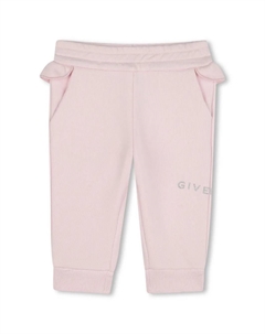 Спортивные брюки с оборками, розовый Givenchy kids