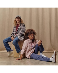 Мешковатые легкие брюки-карго для больших девочек 7–16 лет, цвет Vintage Indigo Levi's®