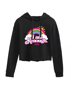 Худи Juniors с радужным принтом «Я достаточно хорош», черный Barbie