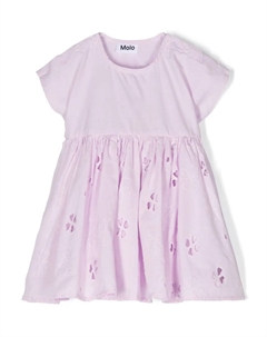 Платье из органического хлопка с английской вышивкой, фиолетовый Molo