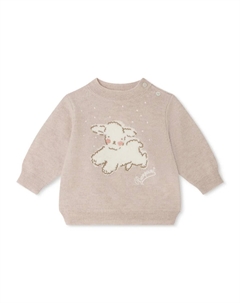 Шерстяной джемпер Almire, нейтральный Bonpoint