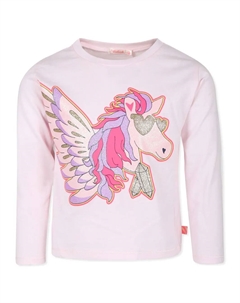 Футболка с принтом, розовый Billieblush