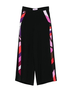 Кюлоты со вставками, черный Pucci junior