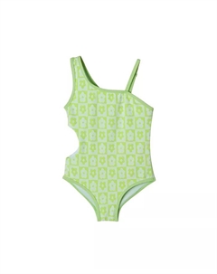 Купальник с цветочным принтом и фактурной поверхностью, мультиколор Andy & evan