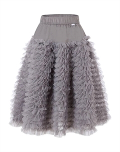 Юбка из тюля с оборками, серый Molo