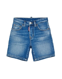 Джинсовые шорты, синий Dsquared2 kids