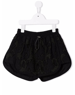 Шорты с цветочным кружевом, черный Andorine