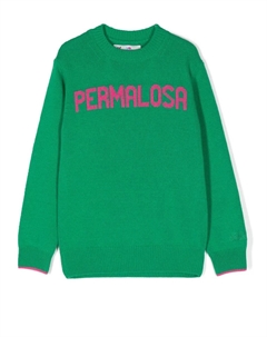 Шерстяное худи с вышивкой, зеленый Mc2 saint barth kids