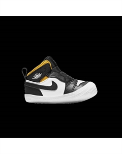 Кроссовки  1 Crib Bootie 'Black Varsity Maize', белый Air jordan