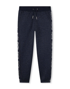 Спортивные брюки с логотипом, синий Michael kors kids