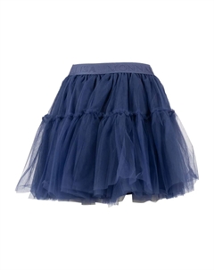 Юбка из тюля с оборками, синий Monnalisa