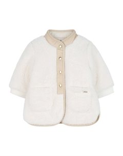 Шуба из искусственного меха, нейтральный Chloé kids