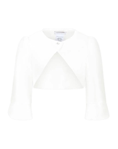 Кардиган на пуговице, белый Monnalisa