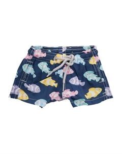 Плавки-шорты с кулиской и принтом Mc2 saint barth kids