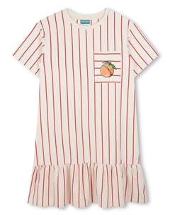 Платье в полоску, белый Kenzo kids
