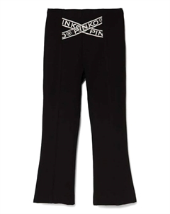 Брюки с логотипом, черный Pinko kids