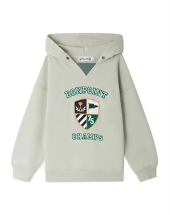 Худи с вышитым логотипом, зеленый Bonpoint