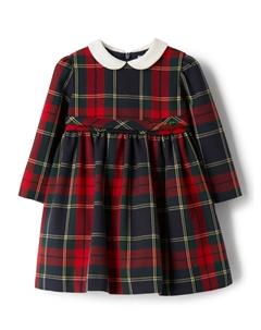 Платье в клетку тартан, красный Il gufo