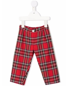 Брюки в клетку тартан, красный Siola