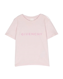 Футболка с логотипом, розовый Givenchy kids