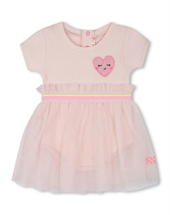 Платье с аппликацией, розовый Billieblush