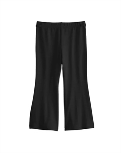 Детские адаптивные расклешенные леггинсы для девочек 6-12 лет, черный Jumping beans