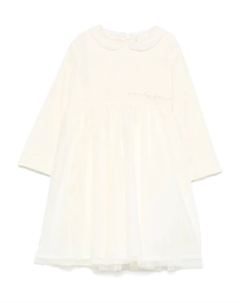 Платье с вышитым логотипом, белый Il gufo