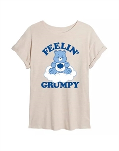 Футболка большого размера с принтом «Медведи заботы юниоров чувствуют себя ворчливыми», бежевый Licensed character