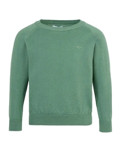 Хлопковый свитер с рукавами реглан, зеленый Mayoral