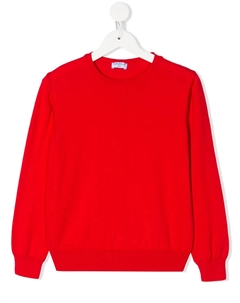 Джемпер с круглым вырезом, красный Siola