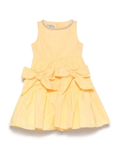 Платье с бантом, желтый Mimisol