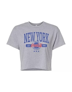 Футболка с принтом Coca Cola New York от Juniors, серый Licensed character